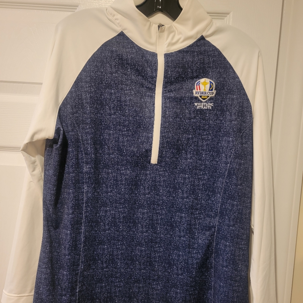 Peter Millar XL collectible golf shirt red, white and blue 2020 Ryder Cup